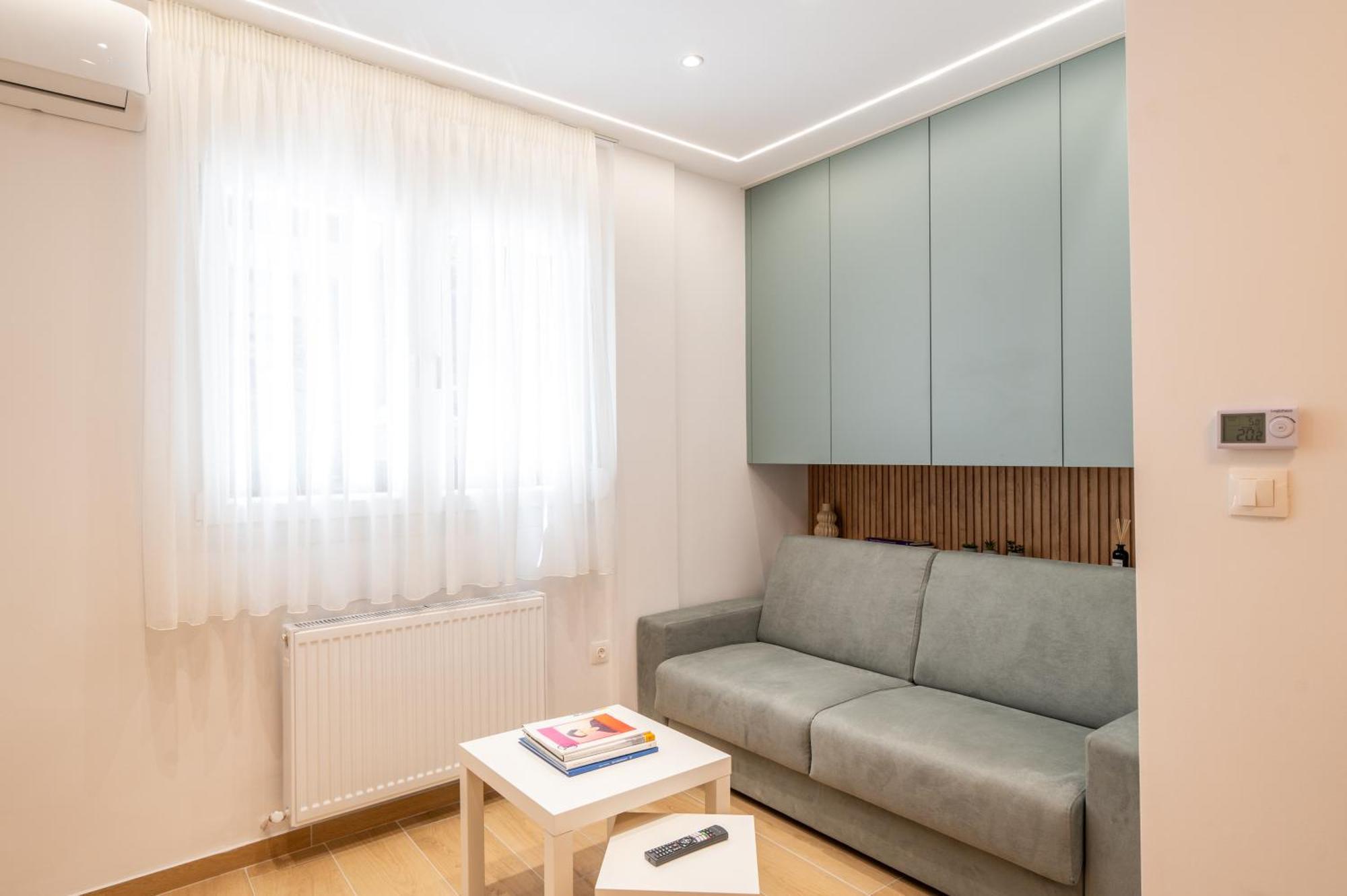 Appartement Honey Oak & Cream Patio By Nest à Thessalonique Extérieur photo