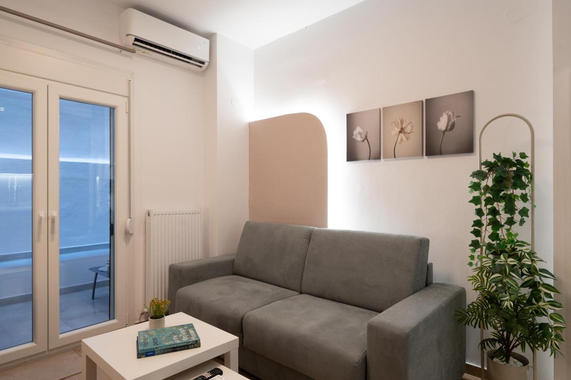 Appartement Honey Oak & Cream Patio By Nest à Thessalonique Extérieur photo