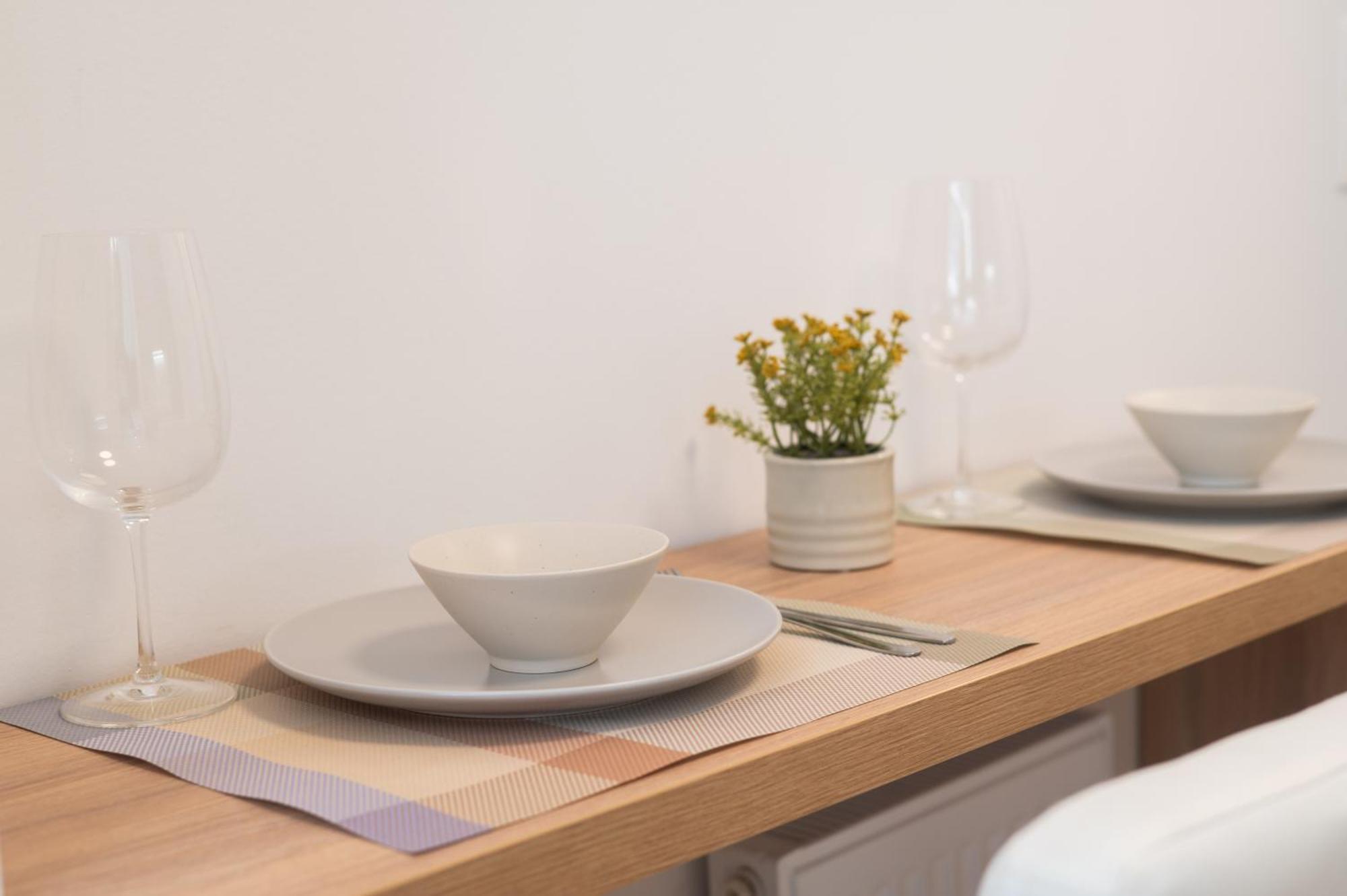 Appartement Honey Oak & Cream Patio By Nest à Thessalonique Chambre photo